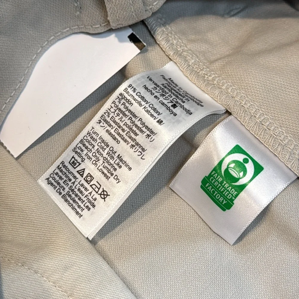 J.Crew Flex Slim Jeans Off White Stretch Denim 33x32 NWT Men’s